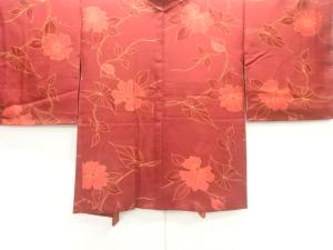 未使用品　草花模様羽織